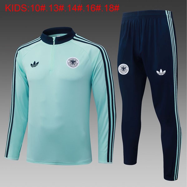 Ninos Sudadera De Training Alemania 2026-2027 Verde 2
